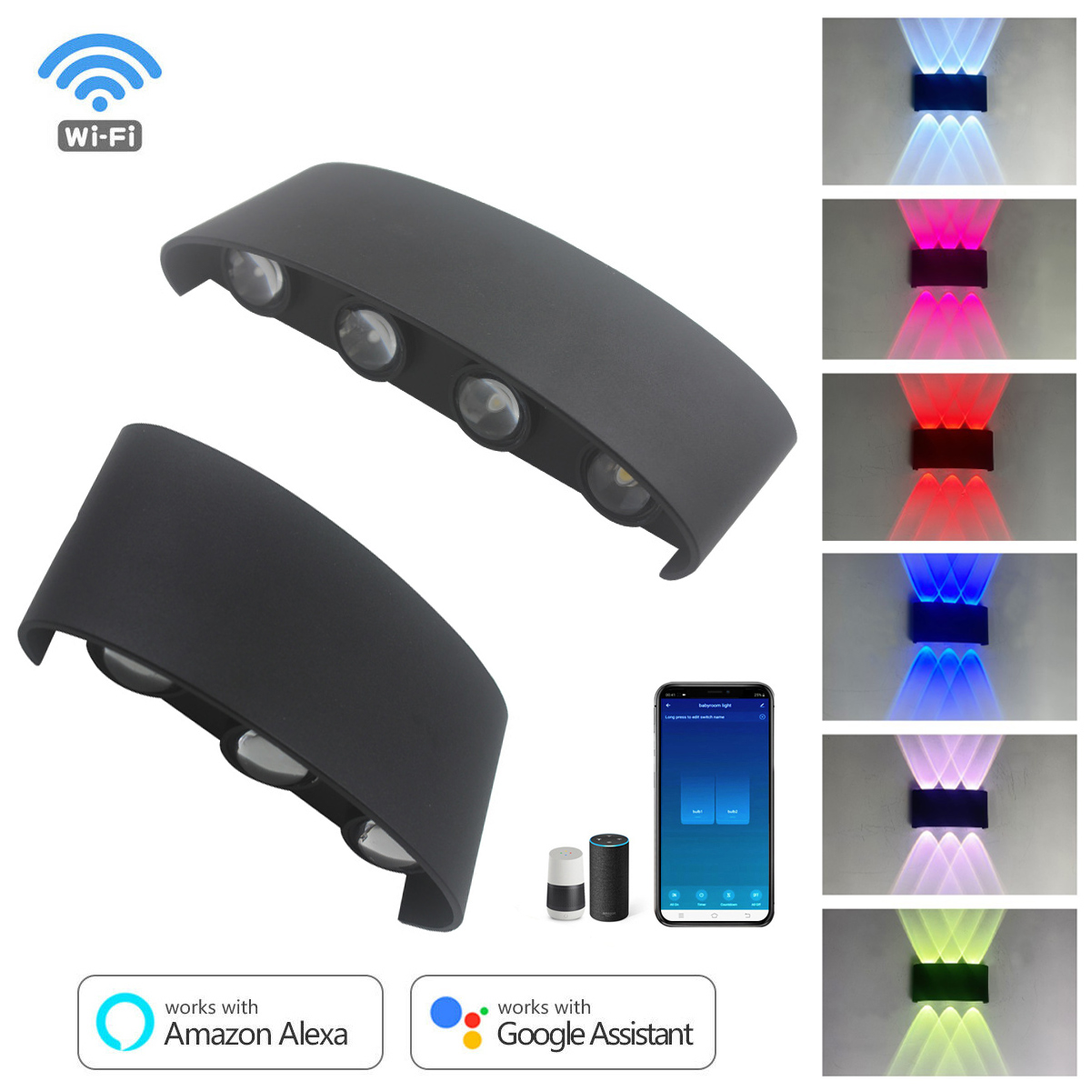 Smart Garden Led Lights - 6W 8W RGBW Up Down LED
