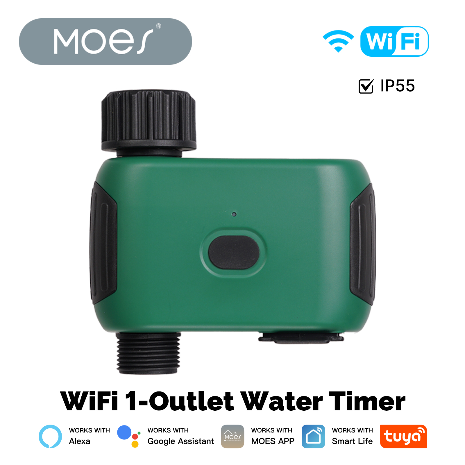 Wifi Irrigation Timer - MOES Tuya Smart WiFi 1 Outlet