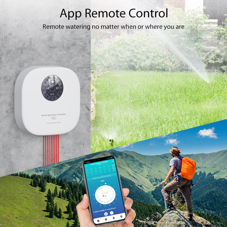 Wifi Irrigation Timer - Tuya WiFi Sprinkler Controller Gardening Intelligent