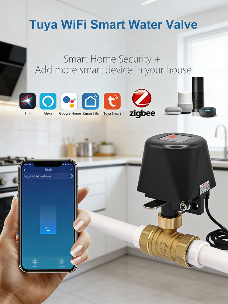 Tuya Smart Water Valve​ DN15/D – обзор и цена Smart Garden Home Assistant