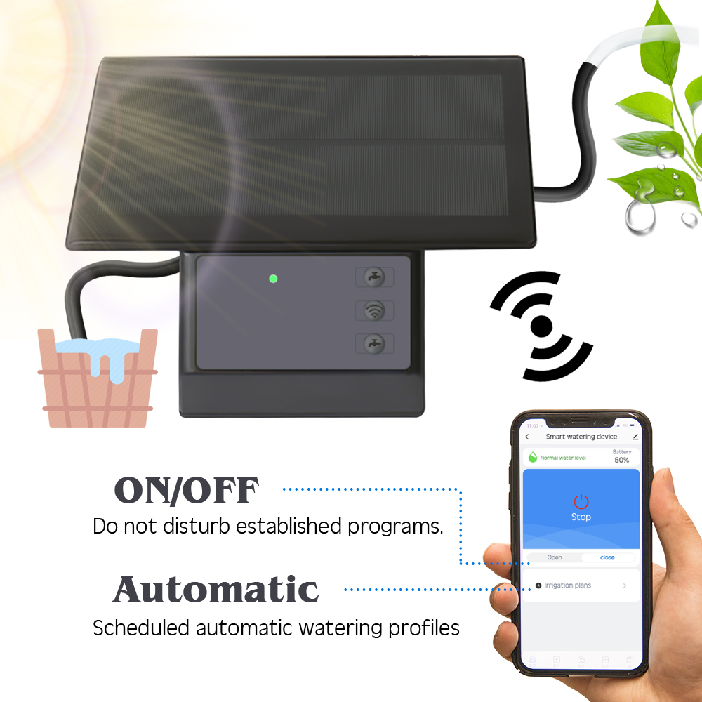 High Quality Tuya Solar Pane W – обзор и цена Wifi Irrigation Timer