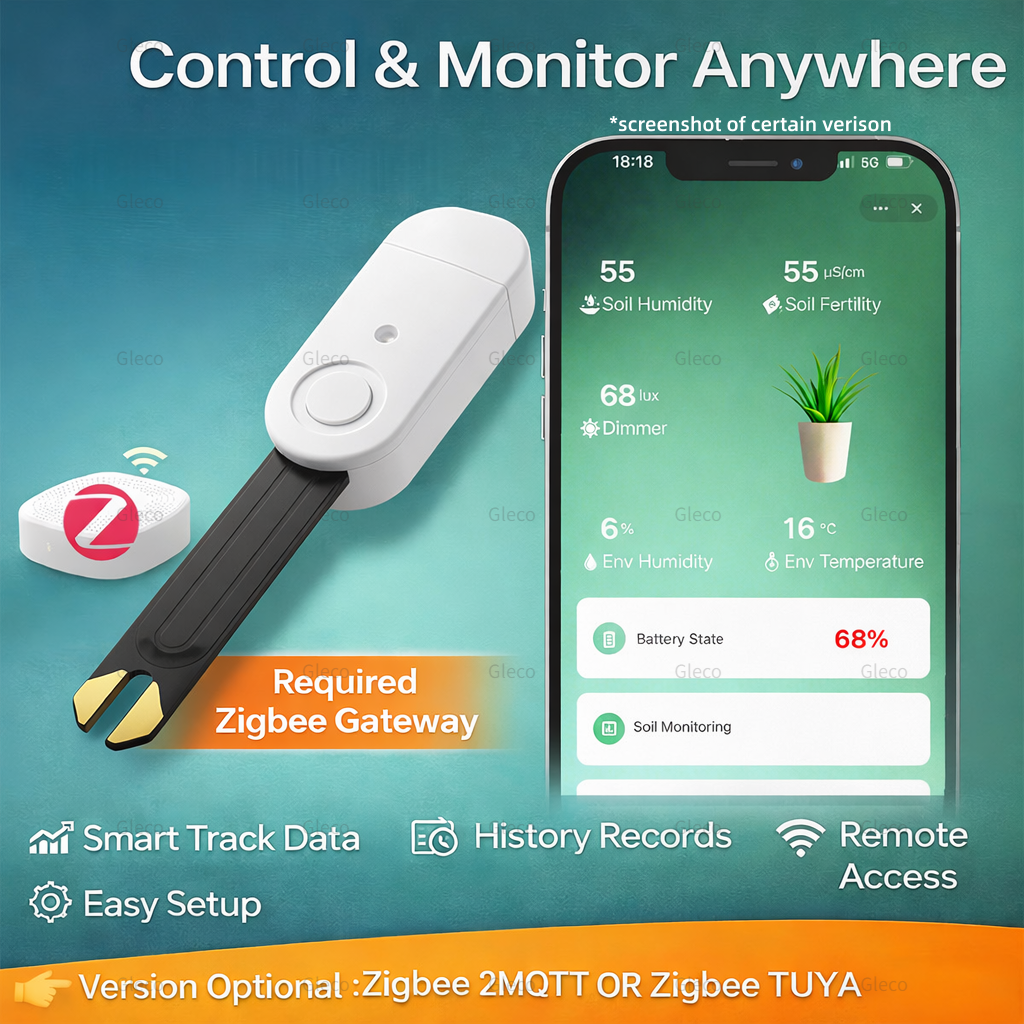 Zigbee Moisture Temperature Hu – обзор и цена Smart Zigbee Garden Light