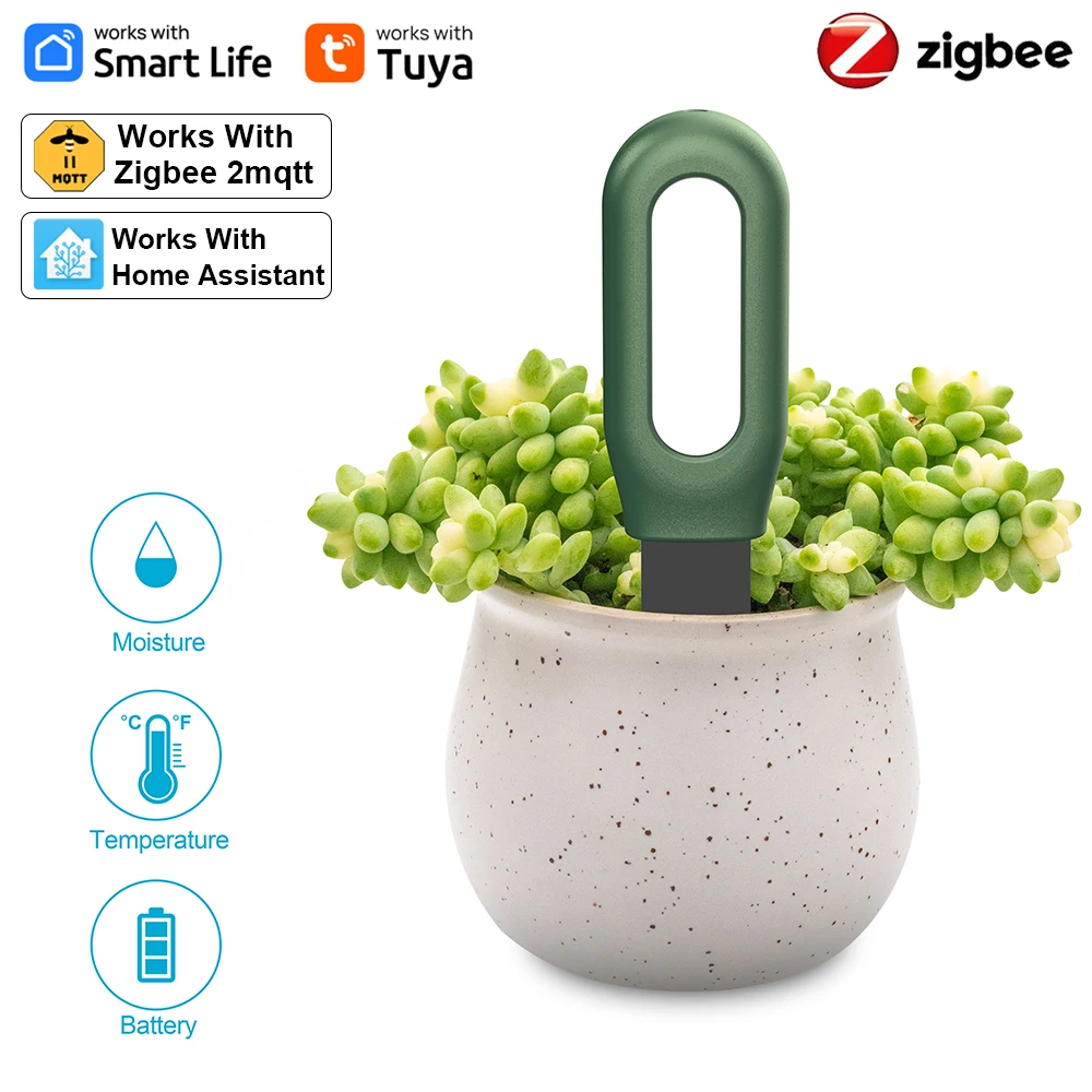 Haozee Tuya Zigbee Soil Sensor – обзор и цена Smart Garden Home Assistant