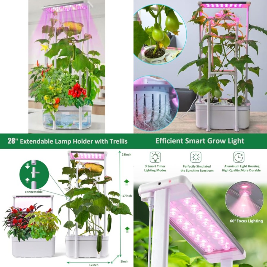 Hydroponics Growing System kit – обзор и цена Smart Garden Led Lights