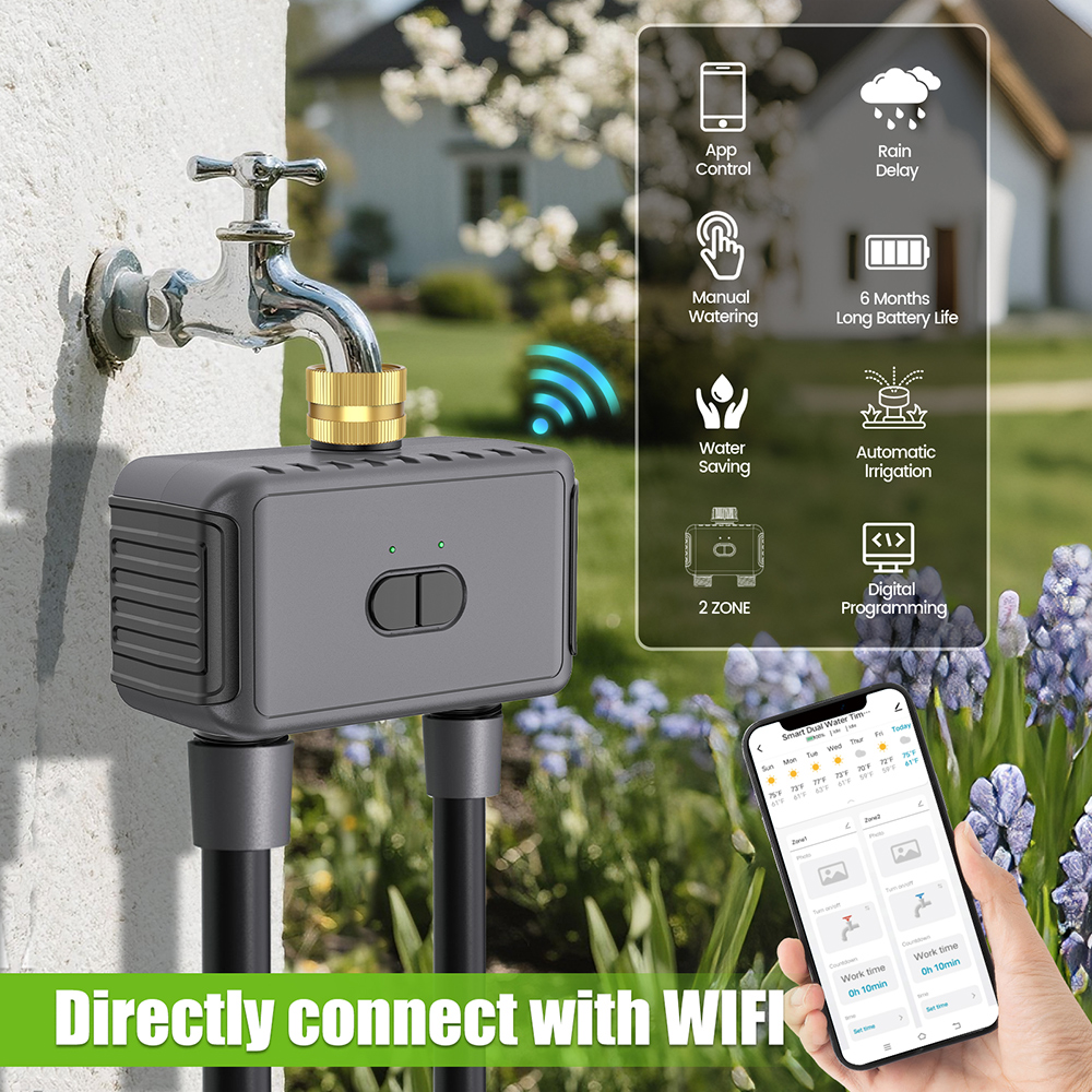 Wifi Automatic Water Timer Dua – обзор и цена Wifi Irrigation Timer