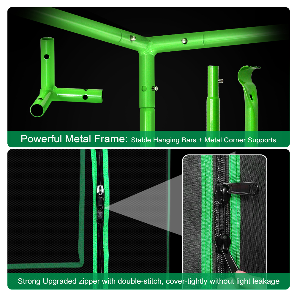Plant growing tent 600D Oxford – обзор и цена Grow Tent Complete Kit