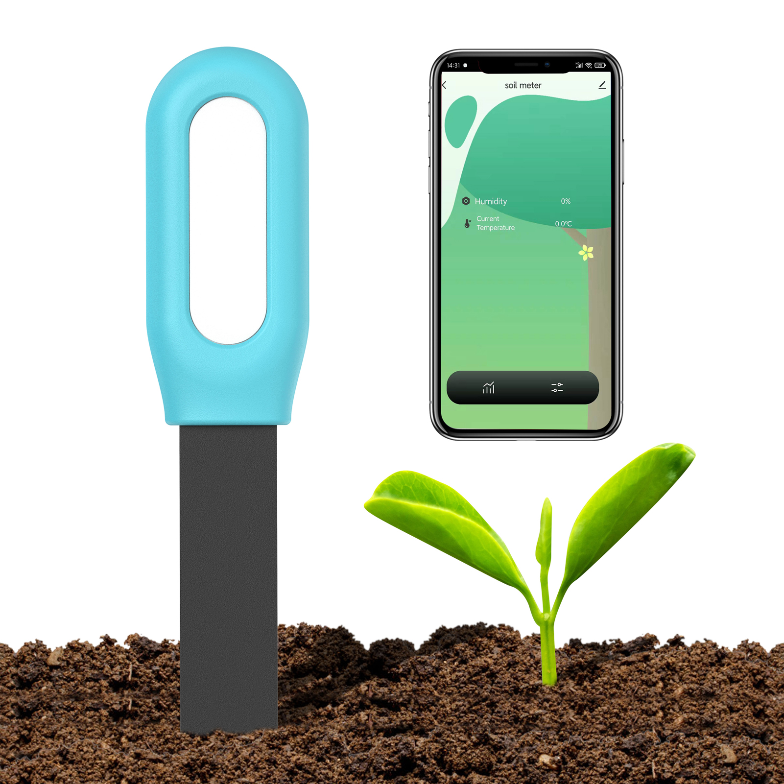 Soil Moisture Meter Temperatur – обзор и цена Smart Garden Test
