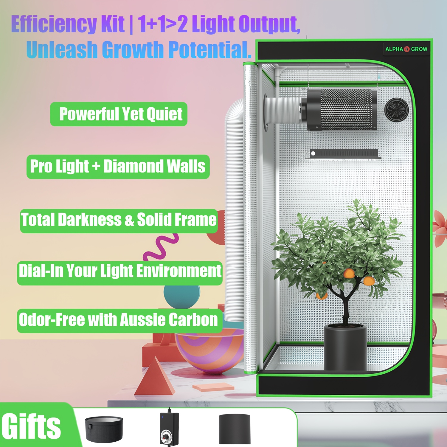 ALPHAGROW Complete Indoor Grow – обзор и цена Grow Tent Complete Kit