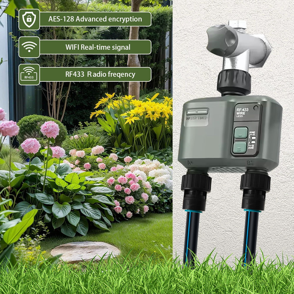2Zone Tuya Wifi RF433 smart Ga – обзор и цена Wifi Irrigation Timer