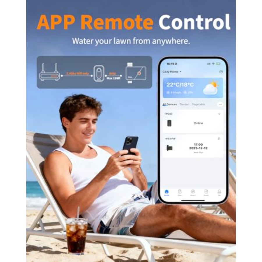 Brass WiFi Water Timer Smart H – обзор и цена Wifi Irrigation Timer