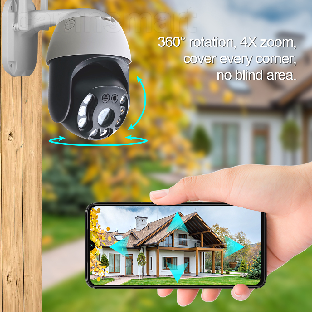 6MP Tuya WIFI Camera Security  – обзор и цена Smart Garden Home Assistant