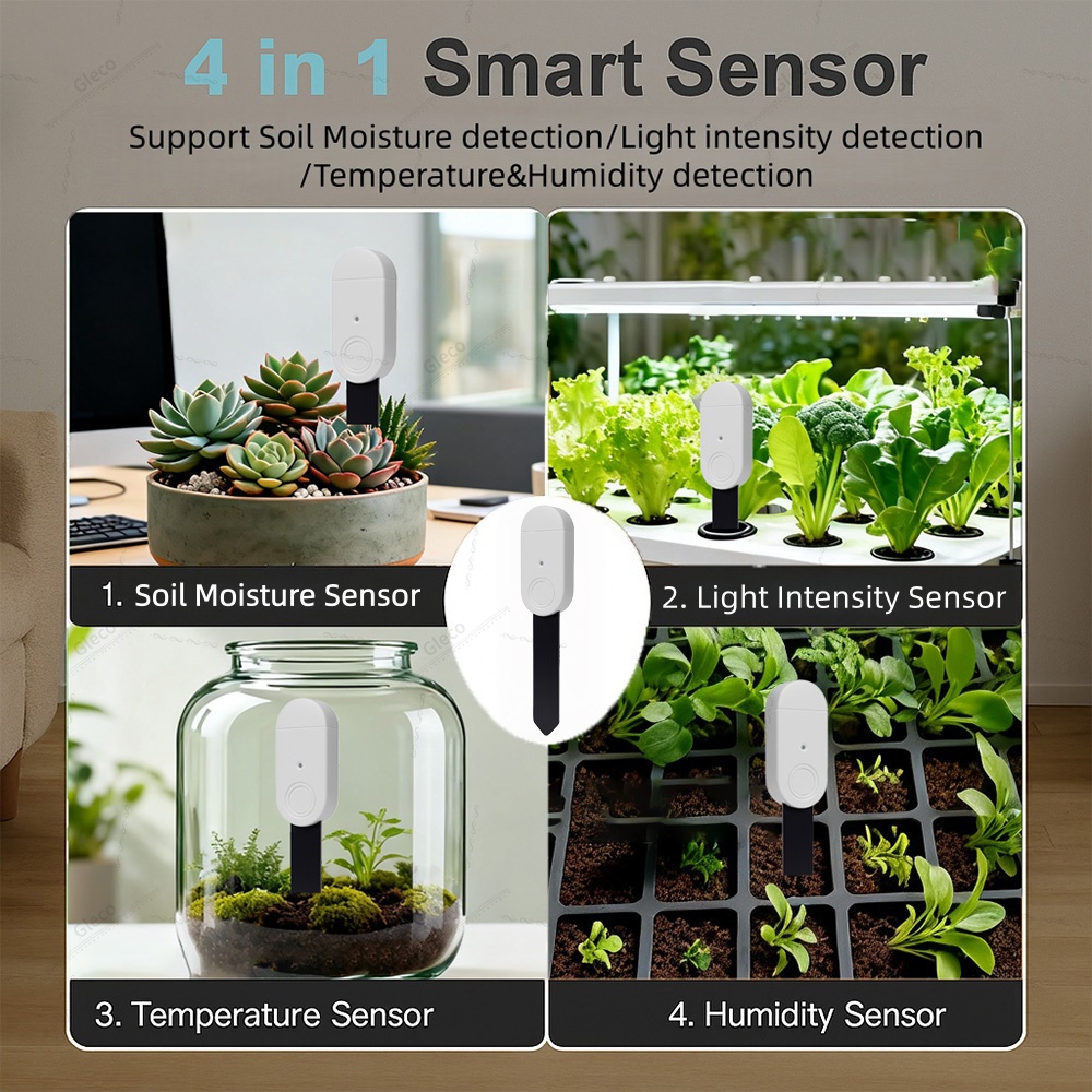 4in1 Zigbee Soil Moisture Temp – обзор и цена Smart Zigbee Garden Light