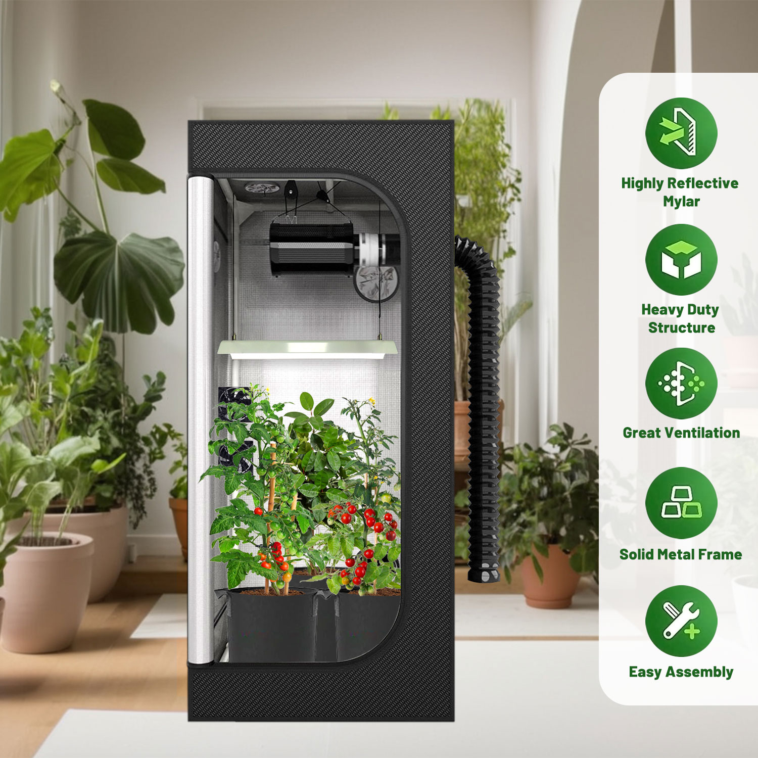 4x4 Grow Tent Complete Kit LED – обзор и цена Grow Tent Complete Kit