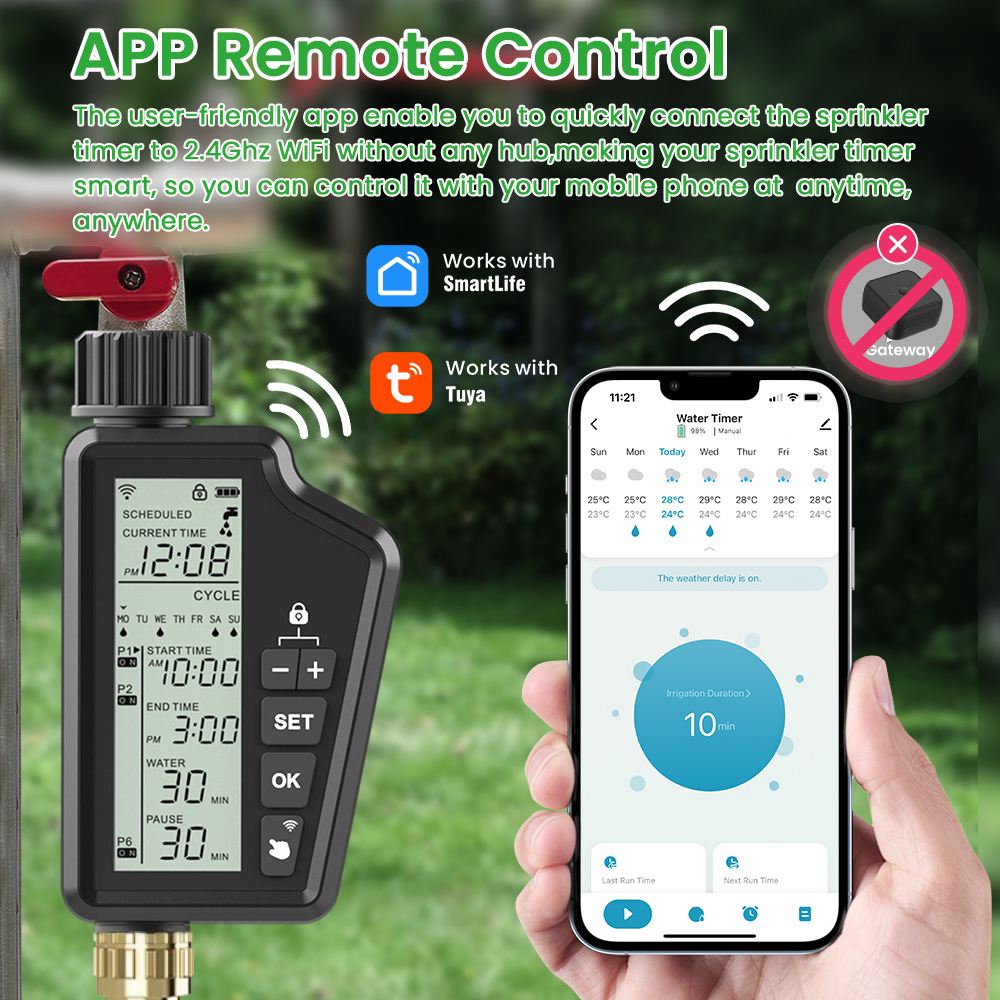 AVATTO Tuya WIFI Smart Garden  – обзор и цена Wifi Irrigation Timer