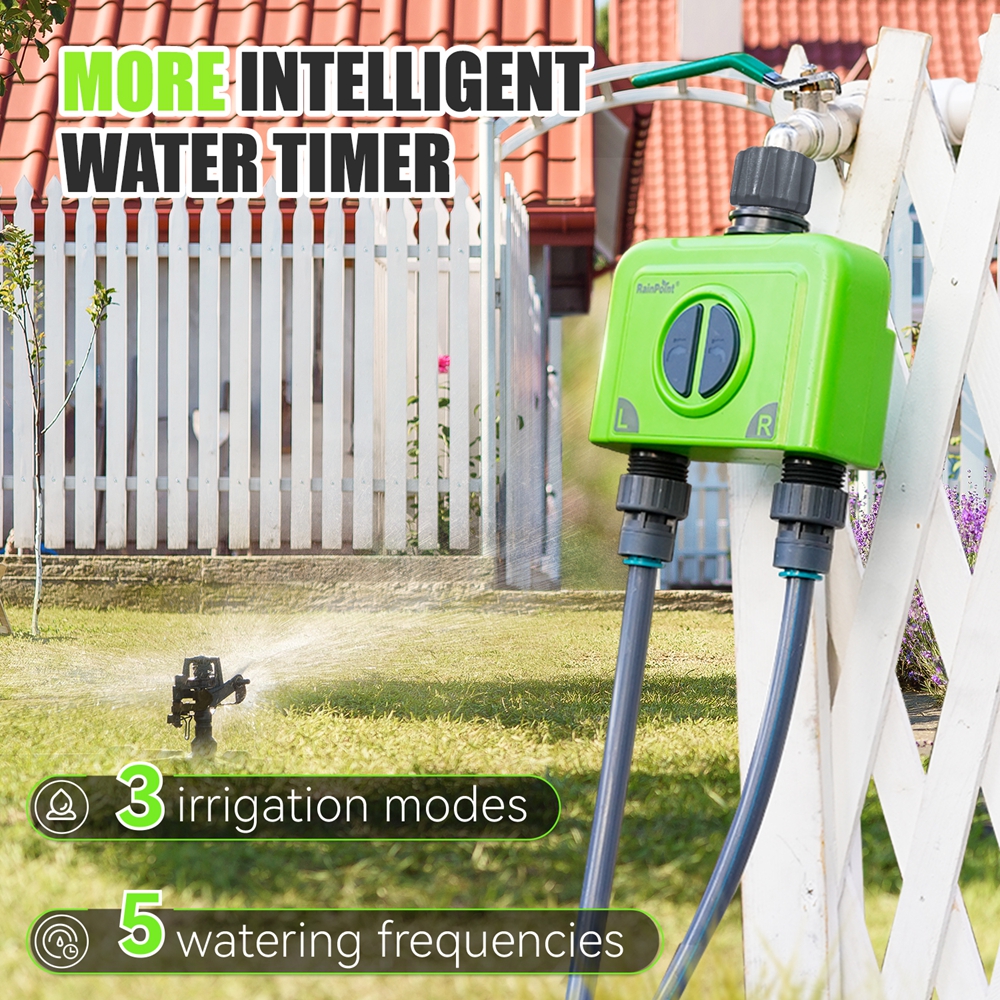 RainPoint 2-ZONE Water Timer W – обзор и цена Wifi Irrigation Timer