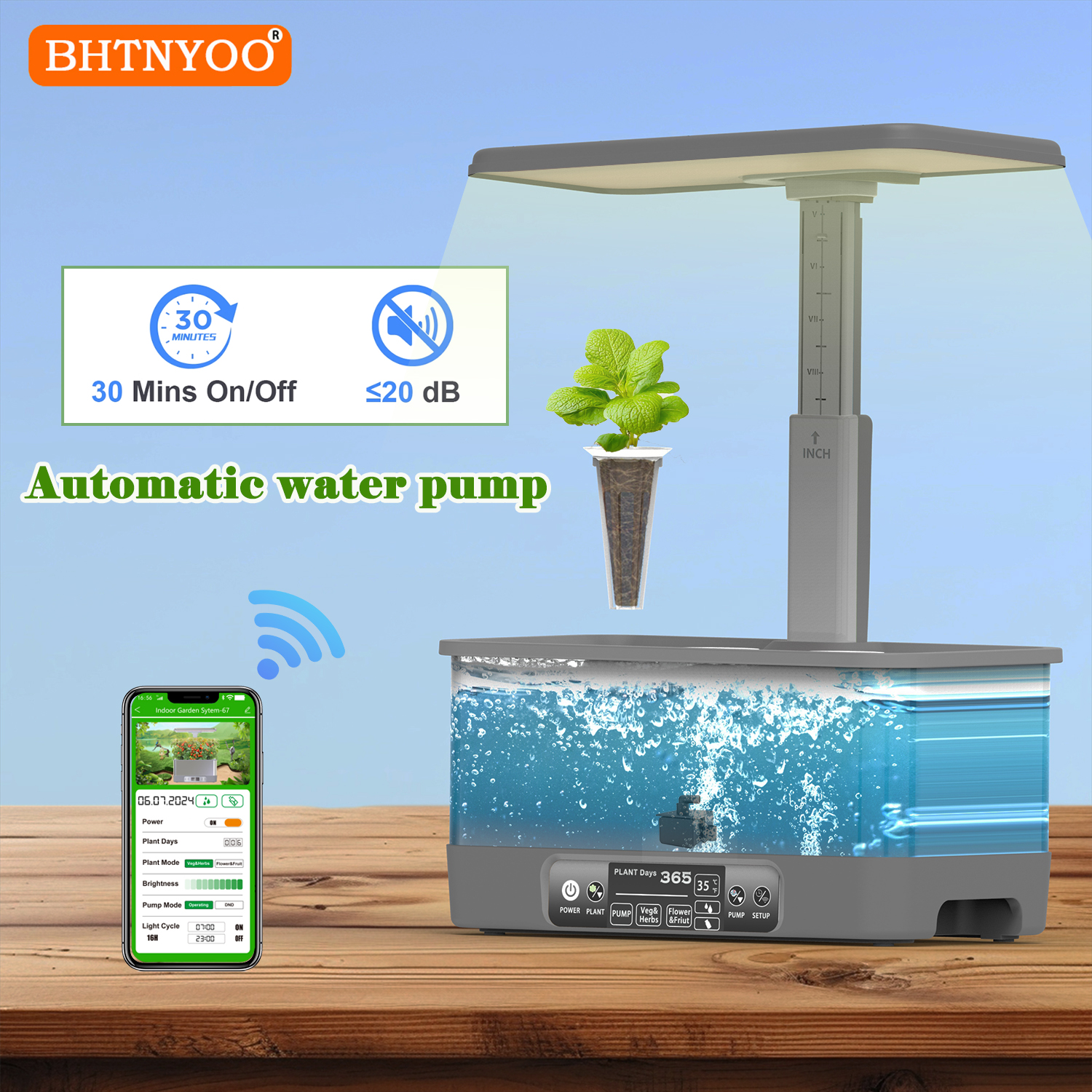 Hydroponics Growing System Kit – обзор и цена Smart Garden Led Lights