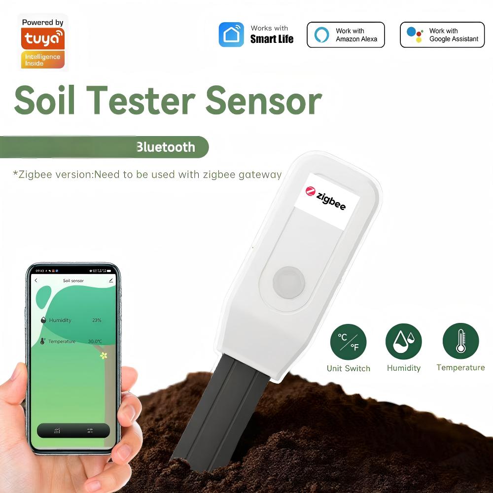 Tuya Smart Home ZigBee Soil Mo – обзор и цена Smart Garden Home Assistant