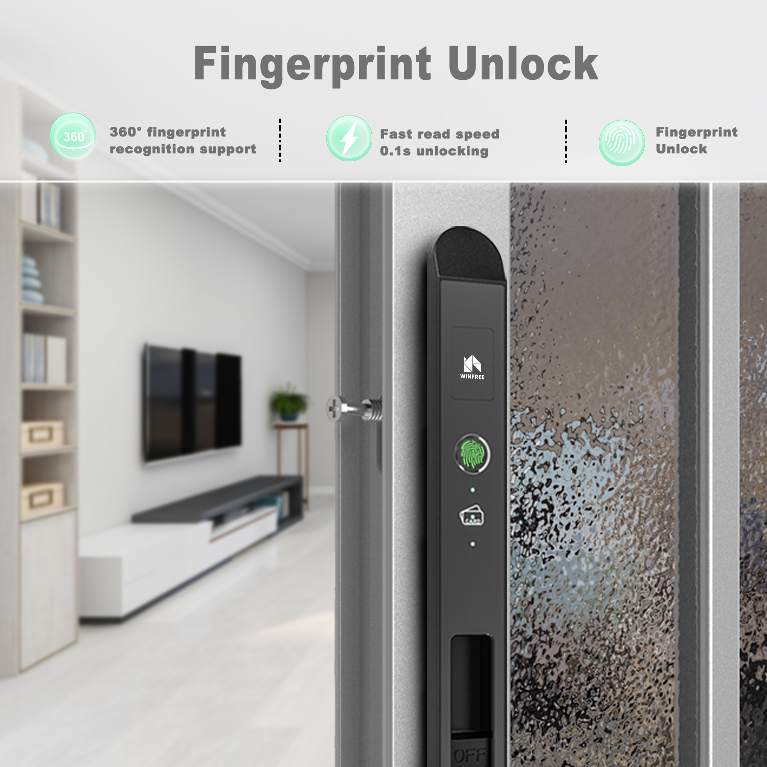WINFREE Sliding Door Smart Loc – обзор и цена Smart Garden Home Assistant