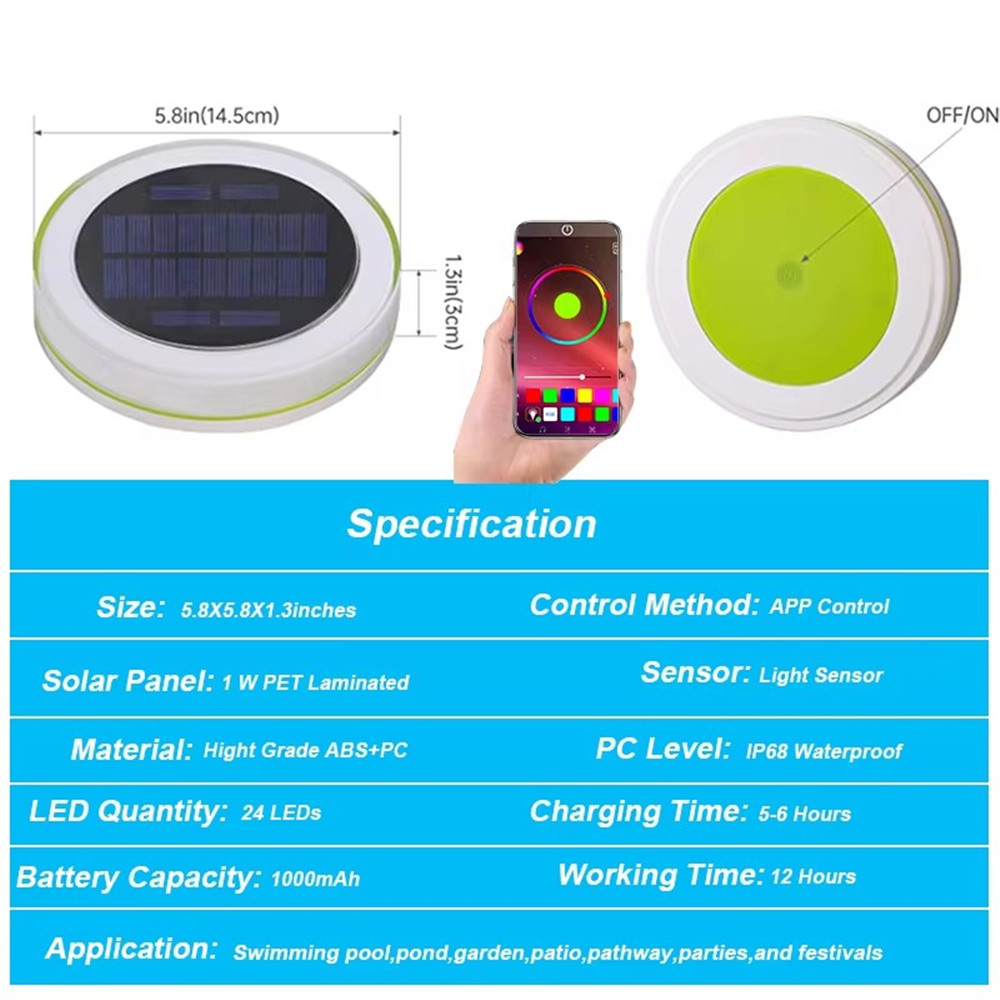 Solar LED Water Float Light Ou – обзор и цена Smart Garden Led Lights