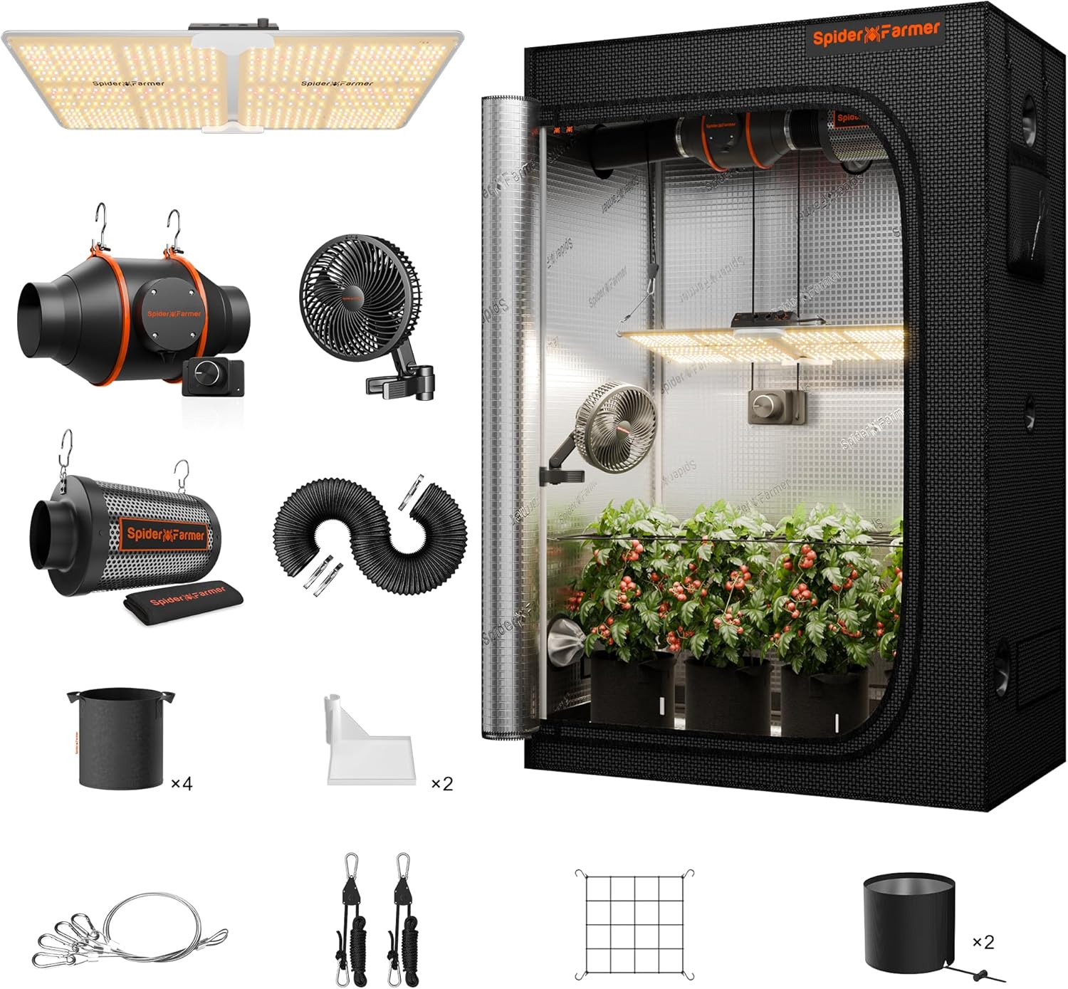 2x4 Complete Grow Tent Kit SF2 – обзор и цена Grow Tent Complete Kit