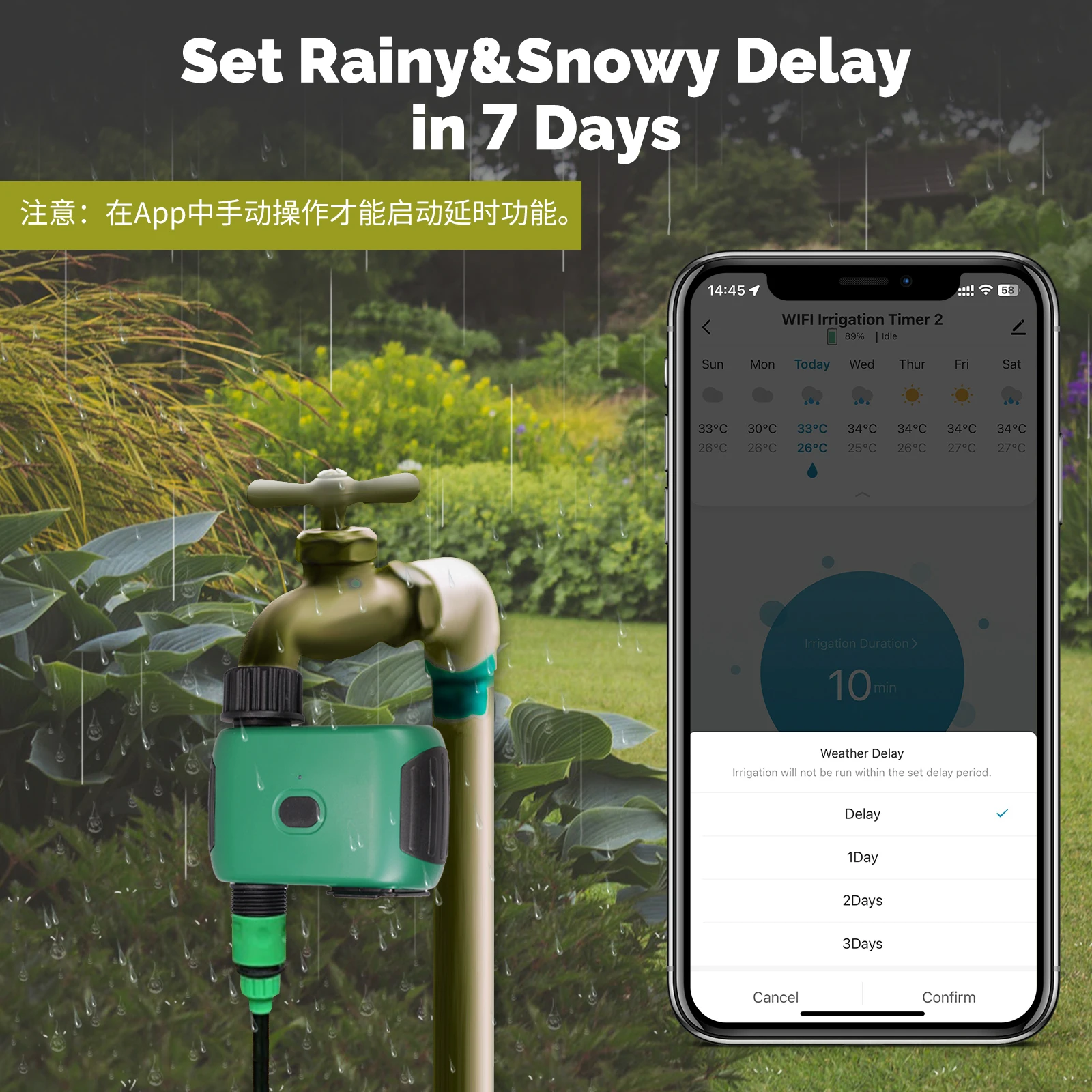 MOES Tuya Smart WiFi 1 Outlet  – обзор и цена Wifi Irrigation Timer
