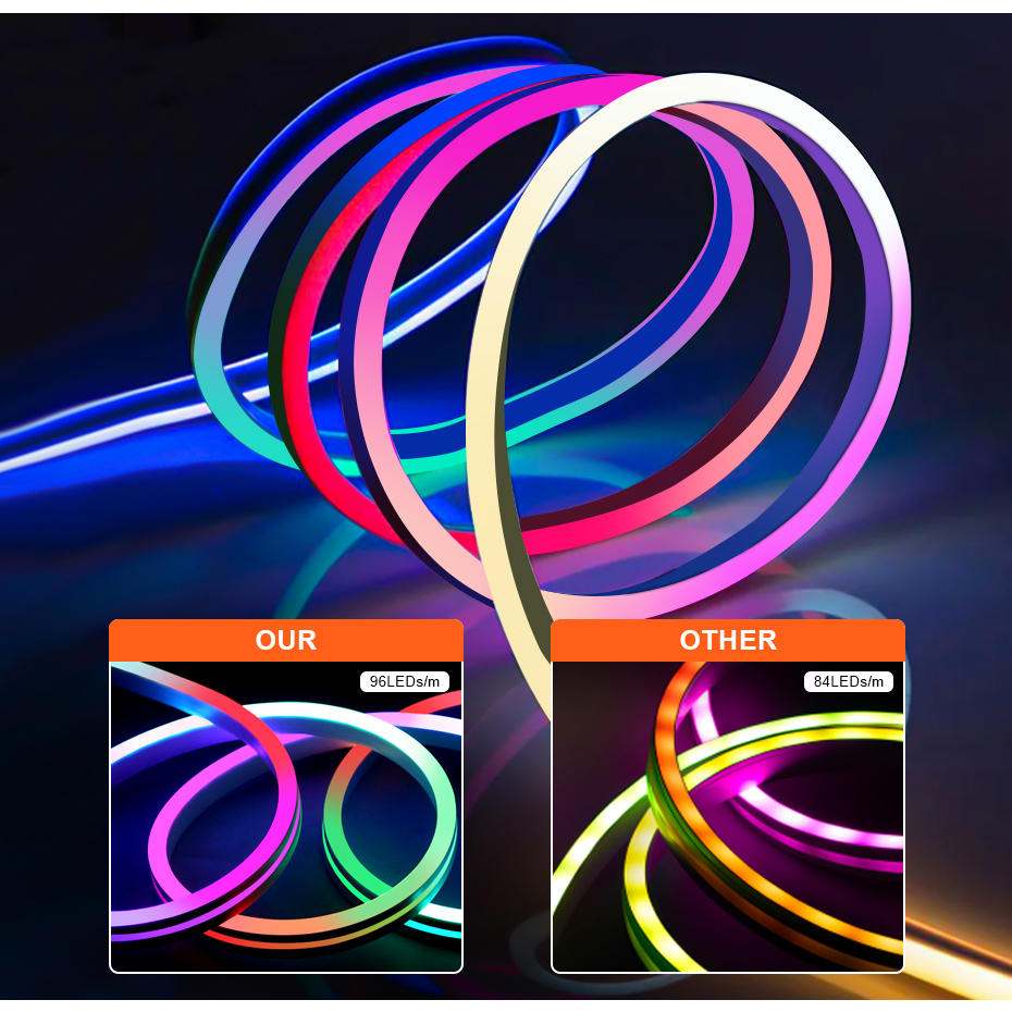 RGBIC LED Neon Strip 12V 96LED – обзор и цена Smart Garden Led Lights