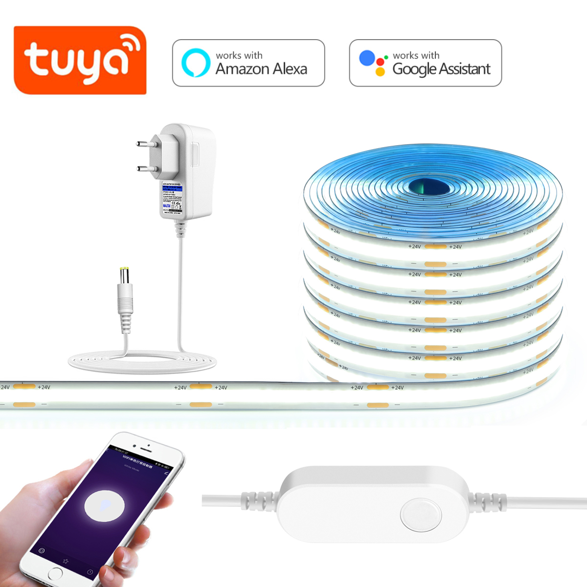 3M 5M 10M 24V COB LED Strip Li – обзор и цена Smart Garden Led Lights