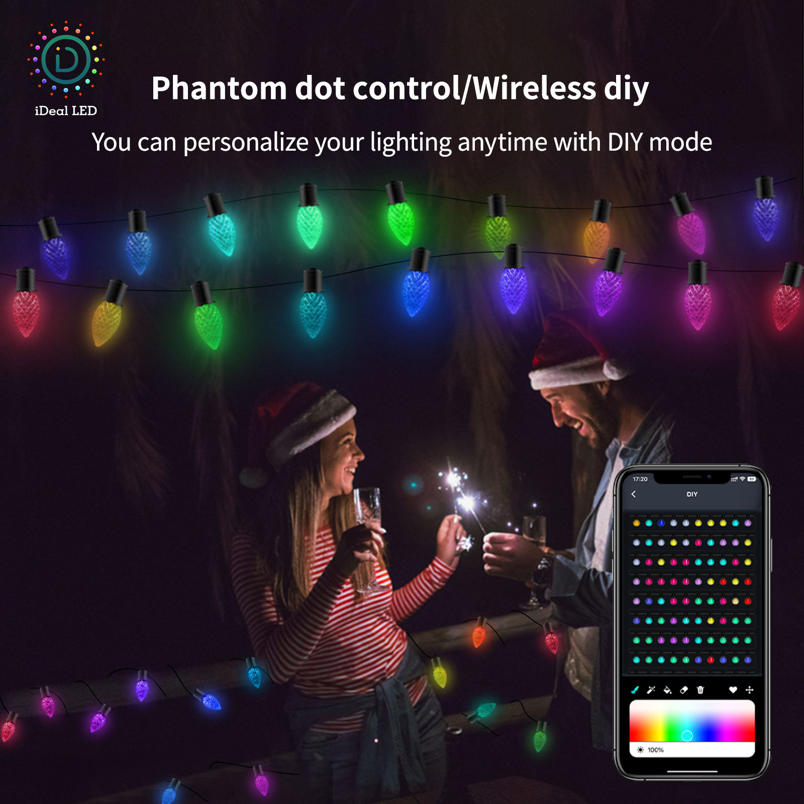 New Smart C7 RGB LED Pixel Mod – обзор и цена Smart Garden Led Lights