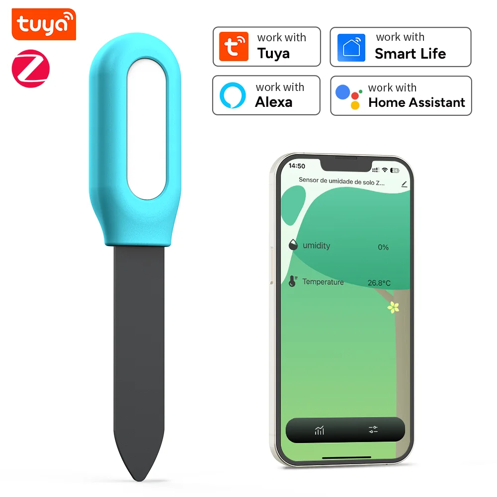 Tuya Zigbee Soil Sensor Humidi – обзор и цена Smart Garden Home Assistant