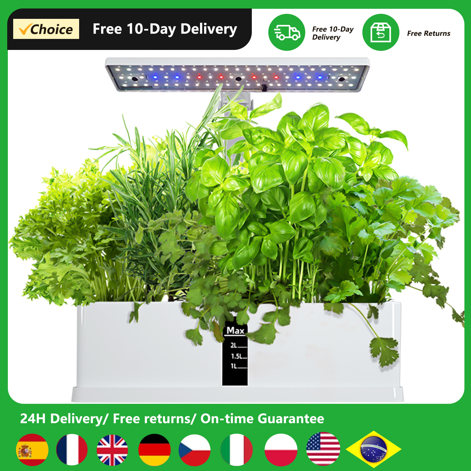 Smart Hydroponics Growing Syst – обзор и цена Smart Garden Led Lights