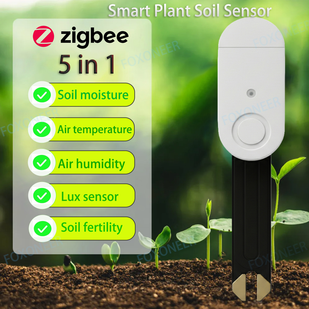 Zigbee 3.0 Smart Soil Tester L – обзор и цена Smart Garden Home Assistant