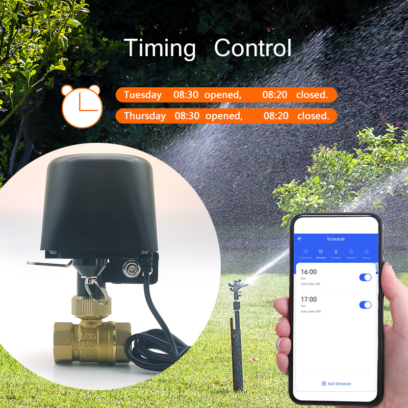 Tuya WiFi or Zigbee Water Valv – обзор и цена Wifi Irrigation Timer